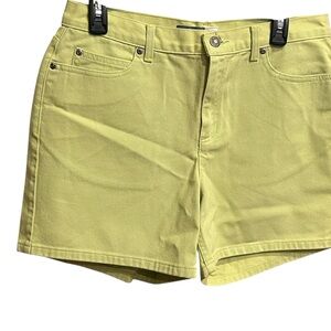 Liz Claiborne Light Green Jean Shorts